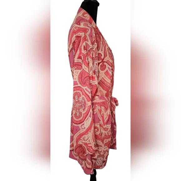 Victoria's Secret Vintage Paisley Robe, One Size Fits Most - Picture 2 of 6